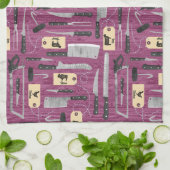 ピンクブッチャーナイフ キッチンタオル (折り畳み)