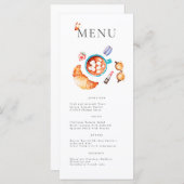 ピンクブフランスのランジェリークロワッサン&コーヒー メニュー (正面/裏面)