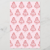 ピンクブライダルシャワービンゴゲーム – おもしろいパーティーアクティビティ (裏面)