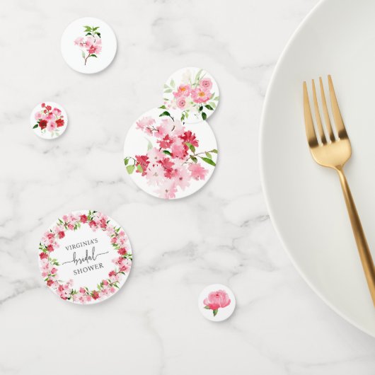 ピンクブライダルシャワー コンフェッティ (グループ)