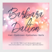 ピンクブライト《写真》ぼけ味 ウィンドウサイン (シート)