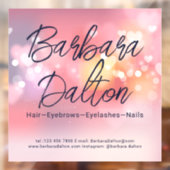 ピンクブライト《写真》ぼけ味 ウィンドウサイン (シート2)