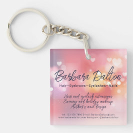 ピンクブライト《写真》ぼけ味 キーホルダー