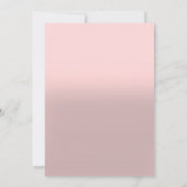 ピンクブラウンイースターエッグ狩り春誕生日パーティー 招待状 (裏面)