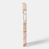 ピンクブラウンクリームマンダラボヘミアンボホファッション Case-Mate iPhoneケース (裏面 / 左)