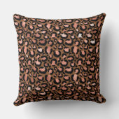 ピンクブラウンヒョウ クッション (裏面)