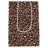 ピンクブラウンヒョウ ミディアムペーパーバッグ (裏面)