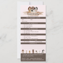 ピンクブラウンペットレポート搭乗犬グルーミング