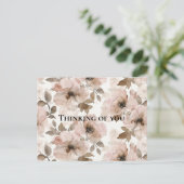 ピンクブラウン南西考えフローラ ポストカード (スタンド正面)