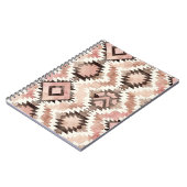 ピンクブラウン女性のカーボーイ南西部の部族 ノートブック (左側)