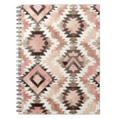 ピンクブラウン女性のカーボーイ南西部の部族 ノートブック (正面)