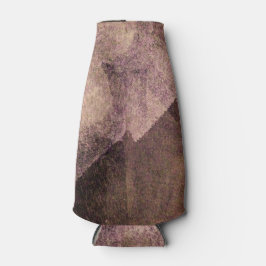 ピンクブラウン絵画抽象芸術のブラシストロークの芸術 ボトルクーラー