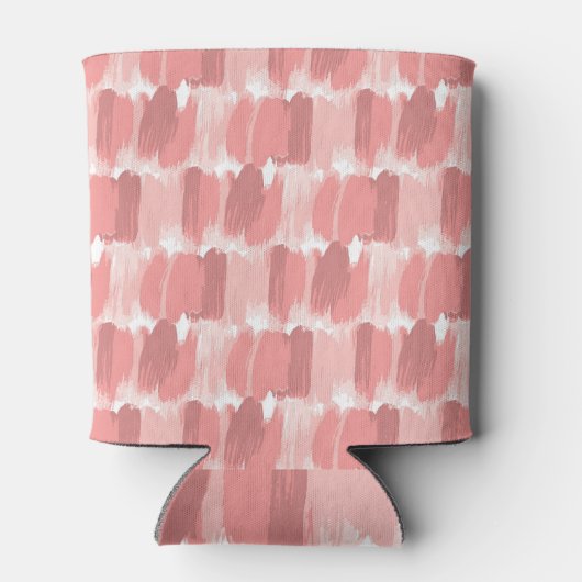 ピンクブラシストローク油パターン 缶クーラー (裏面)