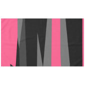 ピンクブラックとグレー テーブルクロス (正面(横))