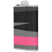 ピンクブラックとグレー フラスク (左)