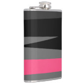 ピンクブラックとグレー フラスク (右)