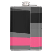 ピンクブラックとグレー フラスク (裏面)