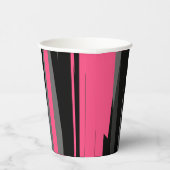 ピンクブラックとグレー 紙コップ (右)
