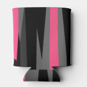 ピンクブラックとグレー 缶クーラー (裏面)