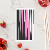 ピンクブラックとホワイト抽象芸術 (インサイチュ)