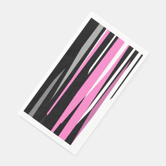 ピンクブラックとホワイト抽象芸術 (コーナー)