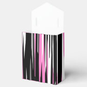 ピンクブラックとホワイト抽象芸術 フェイバーボックス (オープン)