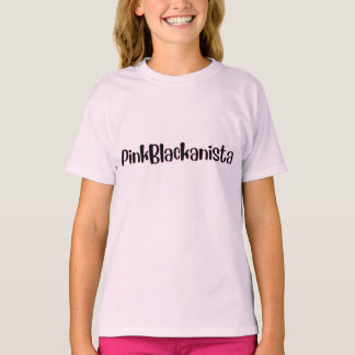 ピンクブラックアニスタTシャツ Tシャツ