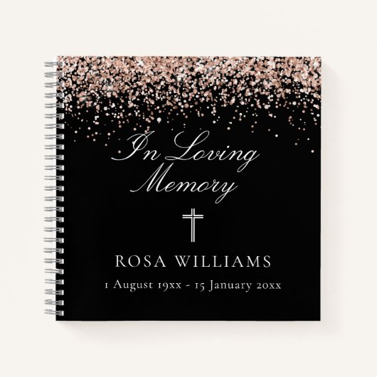 ピンクブラックインラブメモリー葬送客帳 ノートブック (正面)