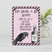 ピンクブラッククロウレイヴンハロウィーン 招待状 (スタンド正面)