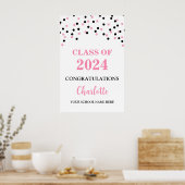 ピンクブラックグラードカスタムパーティー20x30 ポスター (キッチン)