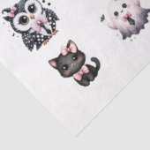 ピンクブラックコケットハロウィーン画像アートクラフツ 薄葉紙 (詳細)