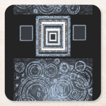 ピンクブラックコースター