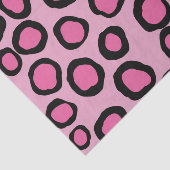 ピンクブラックチータアニマルプリントティッシュペーパー 薄葉紙 (詳細)