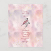 ピンクブラックバードブライダルシャワー (裏面)