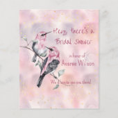 ピンクブラックバードブライダルシャワー (正面)