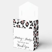 ピンクブラックヒョウアニマルプリントウィズモノグラム フェイバーボックス (オープン)