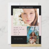 ピンクブラックブロックモデルアクター3 Photo Compカード (裏面)