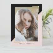 ピンクブラックブロックモデルアクター3 Photo Compカード (スタンド正面)