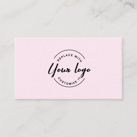 ピンクブラックプロフェッショナルビジネスQRコードオファー ロイヤリティカード (正面)