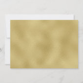 ピンクブラックモダン金ゴールド18thバースデーパーティー 招待状 (裏面)