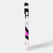 ピンクブラックレオパードアニマルプリント Case-Mate iPhoneケース (裏面 / 左)