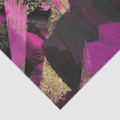 ピンクブラック金ゴールドモダングリッターブラシグラムグランジ 薄葉紙 (詳細)