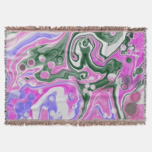 ピンクブランケット スローブランケット (正面)