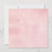 ピンクブランチ&バブーブリーコケットブライダルシャワー 招待状 (裏面)