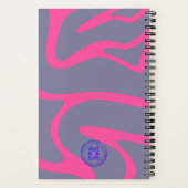 ピンクブリスパーソナライズされた：母の日ノート ノートブック (裏面)