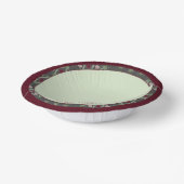 ピンクブルゴーニュとグレー ペーパーボウル (傾斜あり)