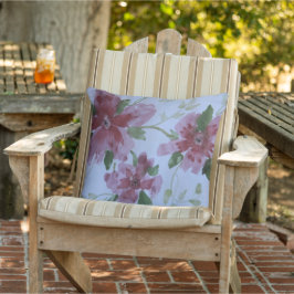 ピンクブルゴーニュとダークグリーン アウトドアクッション