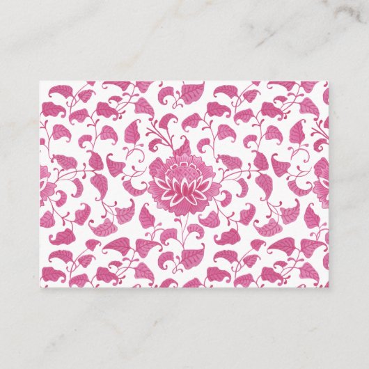 ピンクブルーおむつラッフルチノワジェリーベビーシャワー エンクロージャーカード (裏面)