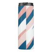 ピンクブルーとホワイト抽象芸術 タンブラー (裏面)