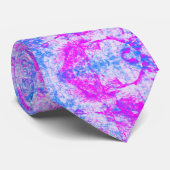 ピンクブルーとホワイト抽象芸術 ネクタイ (ロール)